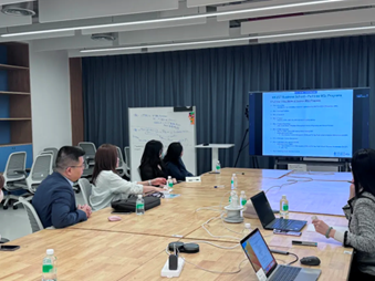 港科大（广州）红鸟硕士班与港科大商学院理学硕士项目就业团队展开合作探讨